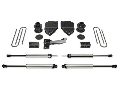 Fabtech 4-Inch Budget Lift Kit with Dirt Logic Shocks (17-22 4WD F-350 Super Duty)