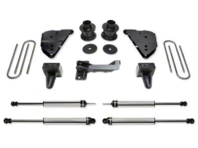 Fabtech 4-Inch Budget Suspension Lift Kit with Dirt Logic Shocks (23-25 4WD F-350 Super Duty SRW w/o Onboard Scale System, Excluding Tremor)