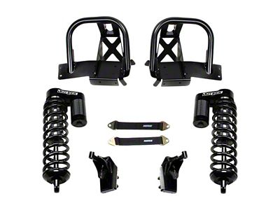 Fabtech 4-Inch Coil-Over Conversion Kit with Front Dirt Logic 4.0 Reservoir Coil-Overs (11-16 4WD F-350 Super Duty)