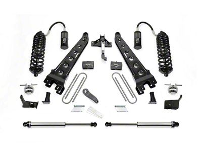 Fabtech 4-Inch Radius Arm Suspension Lift Kit with Front Dirt Logic 4.0 Reservoir Coil-Overs and Rear Dirt Logic 2.25 Shocks (17-22 4WD 6.7L Powerstroke F-350 Super Duty SRW)