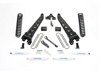 Fabtech 4-Inch Radius Arm Lift Kit with Performance Shocks (17-22 4WD 6.7L Powerstroke F-350 Super Duty)