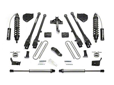 Fabtech 6-Inch 4-Link Suspension Lift Kit with Dirt Logic 2.5 Reservoir Coil-Overs and Dirt Logic Shocks (17-22 4WD 6.7L Powerstroke F-350 Super Duty)