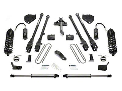 Fabtech 6-Inch 4-Link Suspension Lift Kit with Dirt Logic 4.0 Reservoir Coil-Overs and Dirt Logic Shocks (17-22 4WD 6.7L Powerstroke F-350 Super Duty)
