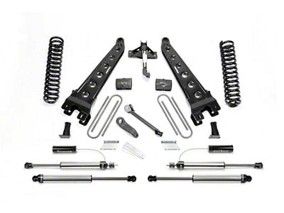 Fabtech 6-Inch Radius Arm Suspension Lift Kit with Front Dirt Logic 2.25 Reservoir Shocks and Rear Dirt Logic Shocks (17-22 4WD 6.2L F-350 Super Duty)