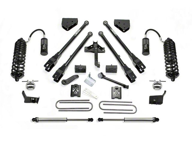 Fabtech 6-Inch 4-Link Suspension Lift Kit with Dirt Logic 4.0 Reservoir Coil-Overs and Dirt Logic Shocks (11-16 4WD F-350 Super Duty SRW)