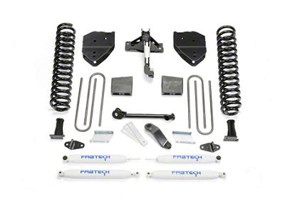 Fabtech 6-Inch Basic Suspension Lift Kit with Performance Shocks (17-22 4WD 6.7L Powerstroke F-350 Super Duty)