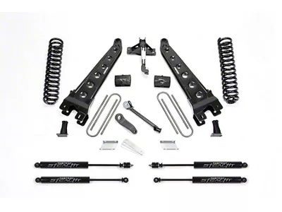Fabtech 6-Inch Radius Arm Suspension Lift Kit with Stealth Shocks (17-22 4WD 6.7L Powerstroke F-350 Super Duty)