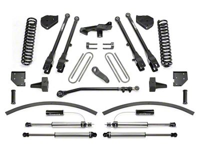 Fabtech 8-Inch 4-Link Suspension Lift Kit with Front Dirt Logic 2.25 Reservoir Shocks and Rear Dirt Logic Shocks (17-22 4WD 6.7L Powerstroke F-350 Super Duty)