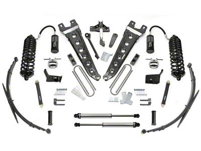 Fabtech 8-Inch Radius Arm Suspension Lift Kit with Dirt Logic 4.0 Reservoir Coil-Overs, Dirt Logic Shocks and Rear Leaf Springs (11-16 4WD F-350 Super Duty)