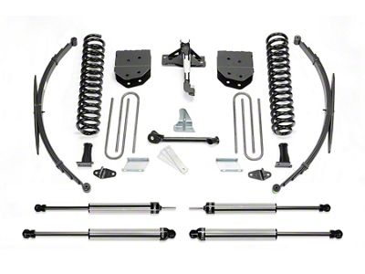 Fabtech 8-Inch Basic Suspension Lift Kit with Dirt Logic Shocks and Rear Leaf Springs (11-16 4WD F-350 Super Duty)