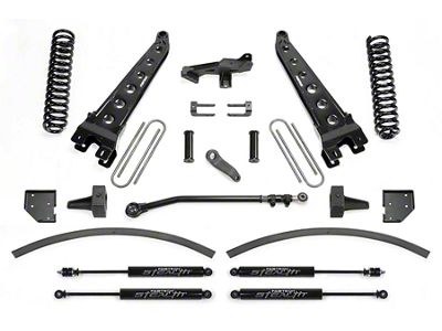 Fabtech 8-Inch Radius Arm Suspension Lift Kit with Stealth Shocks (17-22 6.7L Powerstroke F-350 Super Duty SRW)