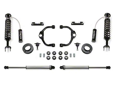 Fabtech 3-Inch Ball Joint Upper Control Arm Lift Kit with Dirt Logic 2.5 Reservoir Coil-Overs and Dirt Logic 2.25 Shocks (19-24 4WD RAM 1500 Rebel w/o Air Ride)