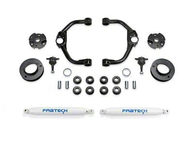 Fabtech 3-Inch Ball Joint Upper Control Arm Lift Kit with Performance Shocks (19-25 4WD RAM 1500 Rebel w/o Air Ride)