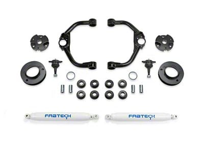 Fabtech 3-Inch Ball Joint Upper Control Arm Lift Kit with Performance Shocks (19-24 4WD RAM 1500 Rebel w/o Air Ride)