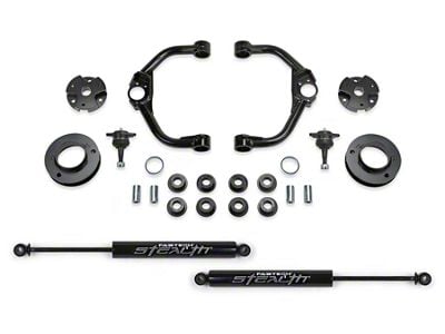 Fabtech 3-Inch Ball Joint Upper Control Arm Lift Kit with Stealth Shocks (19-25 4WD RAM 1500 Rebel w/o Air Ride)