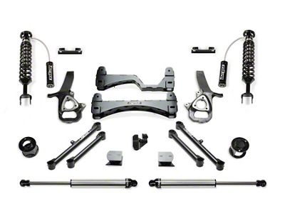 Fabtech 6-Inch Performance Suspension Lift Kit with Dirt Logic 2.5 Reservoir Coil-Overs and Rear Dirt Logic 2.25 Shocks (19-24 2WD RAM 1500 w/o Air Ride, Excluding Rebel, RHO & TRX)