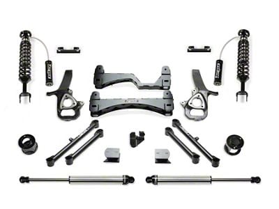 Fabtech 6-Inch Performance Suspension Lift Kit with Dirt Logic 2.5 Reservoir Coil-Overs and Rear Dirt Logic 2.25 Shocks (19-24 2WD RAM 1500 w/o Air Ride, Excluding Rebel & TRX)