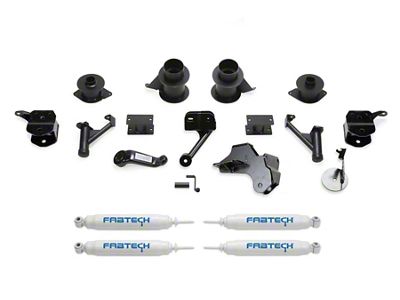 Fabtech 5-Inch Basic Suspension Lift Kit with Coil Spacers and Performance Shocks (19-24 4WD 6.7L RAM 2500 Crew Cab, Mega Cab, Excluding Power Wagon)