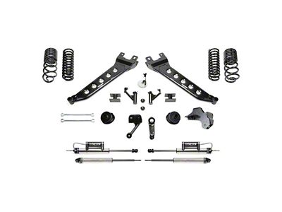 Fabtech 5-Inch Radius Arm Lift Kit with Coil Springs, Front Dirt Logic 2.25 Reservoir Shocks and Rear Dirt Logic 2.25 Shocks (19-24 4WD 6.7L RAM 2500 Crew Cab, Mega Cab, Excluding Power Wagon)