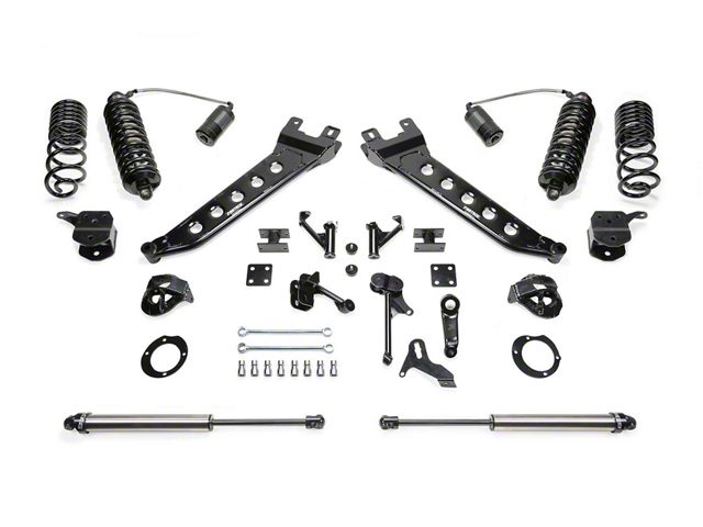 Fabtech 7-Inch Radius Arm Suspension Lift Kit with Dirt Logic 4.0 Reservoir Coil-Overs and Dirt-Logic Shocks (14-18 4WD 6.7L RAM 2500, Excluding Power Wagon)