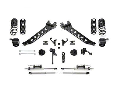 Fabtech 7-Inch Radius Arm Suspension Lift Kit with Coil Springs and Dirt Logic Shocks (14-18 4WD 6.7L RAM 2500, Excluding Power Wagon)