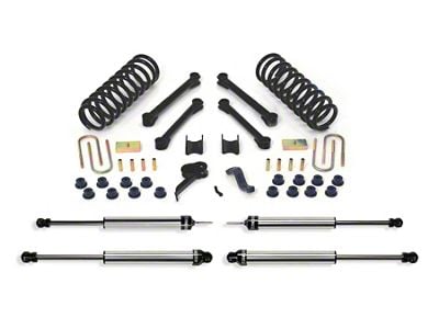 Fabtech 4.50-Inch Performance Suspension Lift Kit with Dirt Logic Shocks (03-08 4WD 5.9L, 6.7L RAM 3500 SRW)