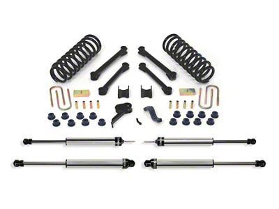 Fabtech 4.50-Inch Performance Suspension Lift Kit with Dirt Logic Shocks (09-12 4WD 5.9L, 6.7L RAM 3500 SRW)