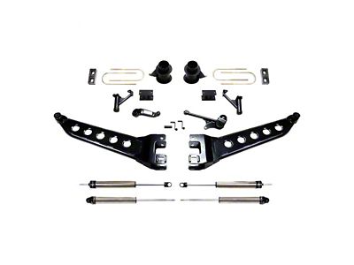 Fabtech 5-Inch Radius Arm Lift Kit with Coil Spacers and Dirt Logic Shocks (13-18 4WD RAM 3500 SRW w/o Air Ride)