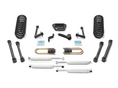 Fabtech 6-Inch Performance Suspension Lift Kit with Performance Shocks (07-08 4WD 6.7L RAM 3500 SRW w/ Automatic Transmission, Excluding Regular Cab)