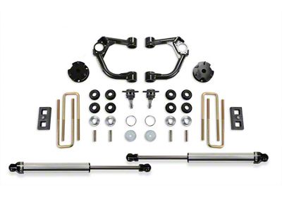 Fabtech 3.50-Inch Ball Joint Upper Control Arm Lift Kit with Dirt Logic 2.25 Shocks (19-24 4WD Ranger SuperCrew, Excluding Raptor)