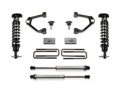 Fabtech 1.50-Inch Ball Joint Upper Control Arm Lift Kit with Dirt Logic Coil-Overs and Dirt Logic Shocks (22-24 2.7L Sierra 1500 AT4)