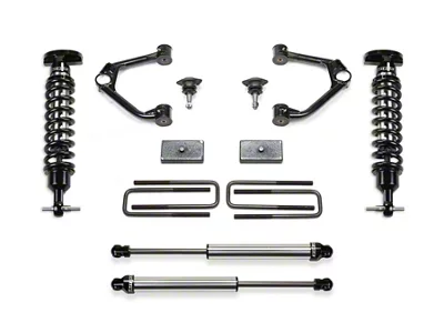 Fabtech 1.50-Inch Ball Joint Upper Control Arm Lift Kit with Dirt Logic Coil-Overs and Dirt Logic Shocks (22-24 2.7L Sierra 1500 AT4)