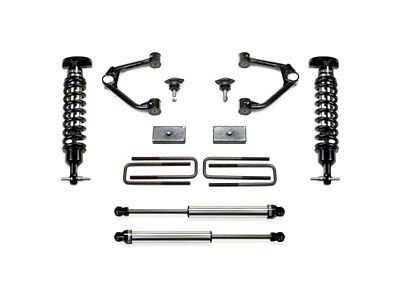 Fabtech 1.50-Inch Ball Joint Upper Control Arm Lift Kit with Dirt Logic 2.5 Coil-Overs and Dirt Logic 2.25 Shocks (19-25 3.0L Duramax Sierra 1500 AT4)