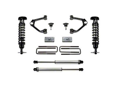 Fabtech 1.50-Inch Ball Joint Upper Control Arm Lift Kit with Dirt Logic 2.5 Coil-Overs and Dirt Logic 2.25 Shocks (19-24 3.0L Duramax Sierra 1500 AT4)