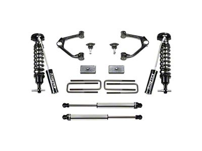Fabtech 1.50-Inch Ball Joint Upper Control Arm Lift Kit with Dirt Logic 2.5 Reservoir Coil-Overs and Dirt Logic 2.25 Shocks (19-25 3.0L Duramax Sierra 1500 AT4)
