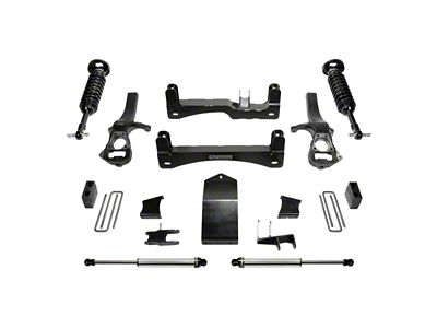 Fabtech 4-Inch Performance Suspension Lift Kit with Dirt Logic 2.5 Coil-Overs and Dirt Logic 2.25 Shocks (19-25 3.0L Duramax Sierra 1500 AT4)