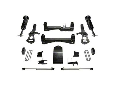 Fabtech 4-Inch Performance Suspension Lift Kit with Dirt Logic 2.5 Coil-Overs and Dirt Logic 2.25 Shocks (19-24 3.0L Duramax Sierra 1500 AT4)