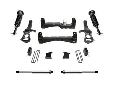 Fabtech 4-Inch Performance Suspension Lift Kit with Dirt Logic Coil-Overs and Dirt Logic Shocks (22-24 2.7L Sierra 1500 AT4)