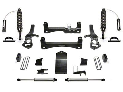 Fabtech 6-Inch Performance Suspension Lift Kit with Dirt Logic 2.5 Reservoir Coil-Overs and Dirt Logic 2.25 Shocks (19-24 4WD Sierra 1500 Crew Cab w/ 5.80-Foot Short Box, Excluding AT4, Denali & Diesel)