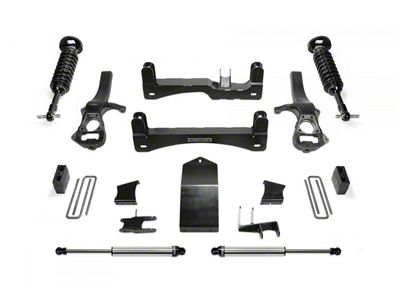 Fabtech 6-Inch Performance Suspension Lift Kit with Dirt Logic 2.5 Coil-Overs and Dirt Logic 2.25 Shocks (20-25 4WD 3.0L Duramax Sierra 1500 Crew Cab w/ 5.80-Foot Short Box, Excluding AT4 & Denali)