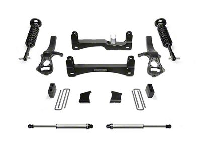 Fabtech 6-Inch Performance Suspension Lift Kit with Dirt Logic Coil-Overs and Dirt Logic Shocks (22-24 2.7L Sierra 1500 Double Cab, Crew Cab, Excluding AT4 & Denali)