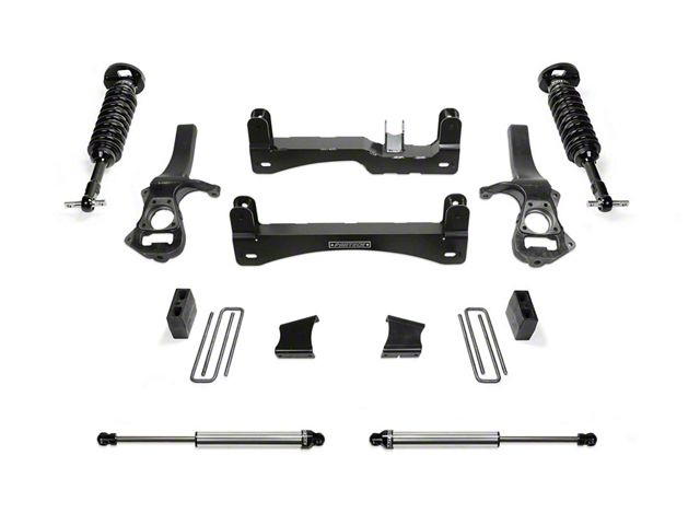 Fabtech 6-Inch Performance Suspension Lift Kit with Dirt Logic 2.5 Coil-Overs and Dirt Logic 2.25 Shocks (19-24 2WD Sierra 1500 Crew Cab w/ 5.80-Foot Short Box, Excluding AT4 & Denali)