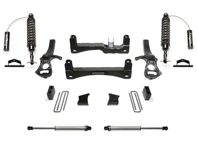 Fabtech 6-Inch Performance Suspension Lift Kit with Dirt Logic 2.5 Reservoir Coil-Overs and Dirt Logic 2.25 Shocks (19-24 2WD Sierra 1500 Crew Cab w/ 5.80-Foot Short Box, Excluding AT4 & Denali)