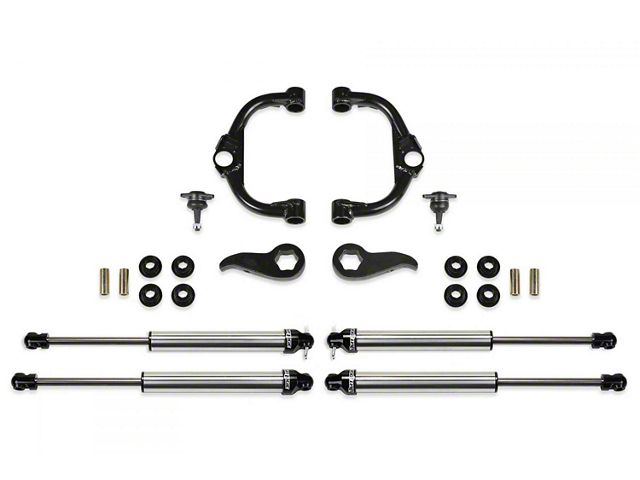 Fabtech 3.50-Inch Ball Joint Upper Control Arm Suspension Lift Kit with Dirt Logic 2.25 Shocks (20-24 Sierra 2500 HD Double Cab, Crew Cab)