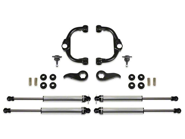 Fabtech 3.50-Inch Ball Joint Upper Control Arm Suspension Lift Kit with Dirt Logic Shocks (20-24 4WD Sierra 2500 HD Double Cab, Crew Cab)