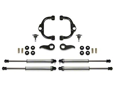 Fabtech 3.50-Inch Ball Joint Upper Control Arm Suspension Lift Kit with Dirt Logic Shocks (20-24 4WD Sierra 2500 HD Double Cab, Crew Cab)