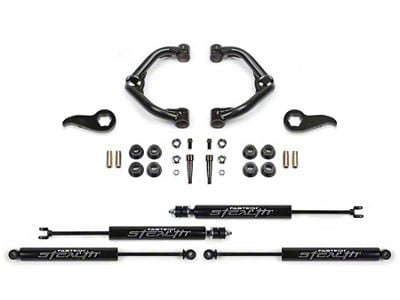 Fabtech 3.50-Inch Uniball Upper Control Arm Suspension Lift Kit with Stealth Shocks (20-24 4WD Sierra 2500 HD Double Cab, Crew Cab)