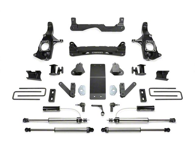 Fabtech 4-Inch Performance Suspension Lift Kit with Front Dirt Logic 2.25 Reservoir Shocks and Rear Dirt Logic 2.25 Shocks (11-19 Sierra 2500 HD Extended/Double Cab, Crew Cab)