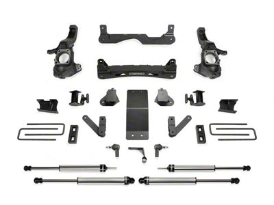 Fabtech 4-Inch Suspension Lift Kit with Dirt Logic 2.25 Shocks (20-24 4WD Sierra 2500 HD Double Cab, Crew Cab)
