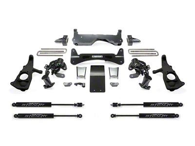 Fabtech 6-Inch Raised Torsion Suspension Lift Kit with Stealth Shocks (11-19 Sierra 2500 HD Extended/Double Cab, Crew Cab)